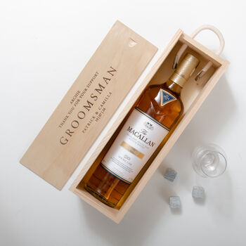 Personalised Groomsman / Best Man Bottle Box, 7 of 7