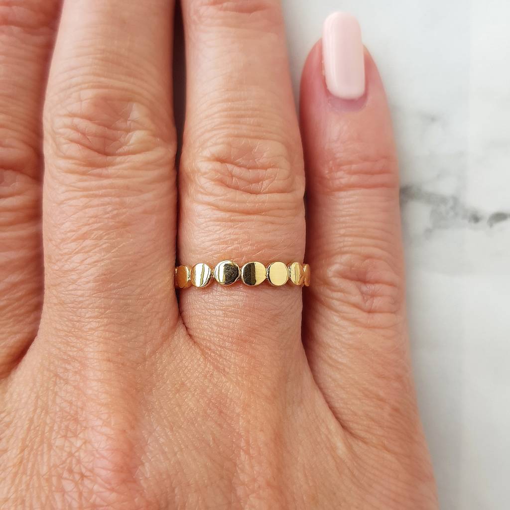 Gold Wave Ring By Misskukie