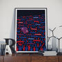 Crystal Palace Fans Fa Cup Final Print, thumbnail 1 of 4
