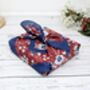 Set Of Three Reusable Fabric Christmas Gift Wraps, thumbnail 7 of 10
