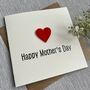 Acrylic Heart Happy Mother's Day Card, thumbnail 1 of 4