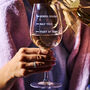 Personalised Teacher Gift Wine Glass, thumbnail 2 of 3
