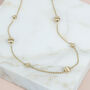 Garda 18ct Yellow Gold Plated Nugget Necklace, thumbnail 1 of 5