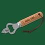 Wooden Bottle Opener ''Padel King' | Perfect Gift | Novelty | Barware | Padel | Racket Sport, thumbnail 1 of 2