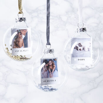 Personalised Sequin Photo Bauble, 6 of 6