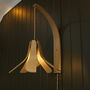 Customisable Wooden Petal Wall Light, thumbnail 1 of 10