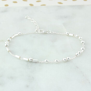 A New Chapter Sterling Silver Morse Code Chain Bracelet, 4 of 8