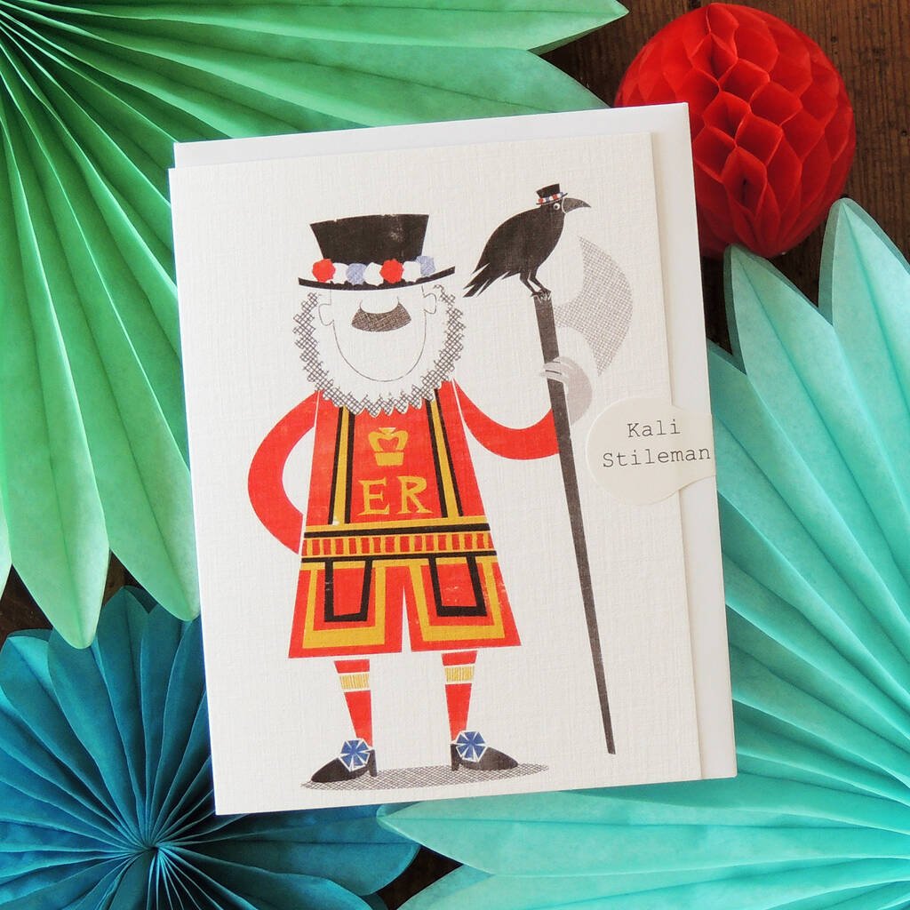 Mini Beefeater Card By Kali Stileman Publishing