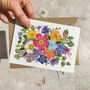Whimsical Flower Garden A6 Folded Note Cards And Envelopes, thumbnail 3 of 5