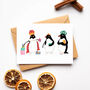 'We Three Pengwingkings' Penguin Christmas Cards, thumbnail 5 of 10