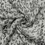 Silver Leopard Viscose Metallic Kimono Beach Coverup, thumbnail 5 of 5