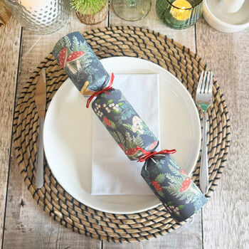 Midnight Forest Festive Christmas Crackers Set Of Six, 6 of 6