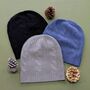 Unisex Pure Cashmere Textured Beanie, thumbnail 1 of 9