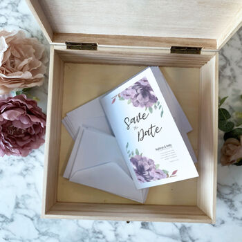 Personalised Wedding Memories Keepsake Box, 5 of 6