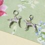 Vizsla Charm Sterling Silver, thumbnail 2 of 7
