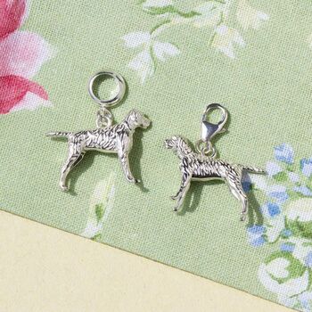 Vizsla Charm Sterling Silver, 2 of 7