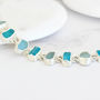 Aquamarine And Apatite Gemstone Made To Order Necklace, thumbnail 3 of 4