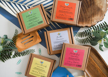 Orange Masala Aromatherapy Shower Steamers – Spiced Citrus And Cardamom – Pack Of Four, 3 of 3