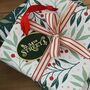 Meredith White Christmas Foliage Wrapping Paper, thumbnail 5 of 7