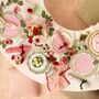 Set Of Six Patterned Velvet Ribbon Christmas Crackers, thumbnail 4 of 7