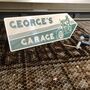 Vintage Style Motorcycle Garage Sign, thumbnail 3 of 5