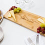 Personalised Couple's Sharing Platter Bamboo Board, thumbnail 3 of 5