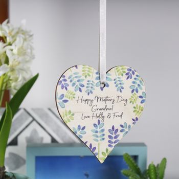 Floral Heart Decoration For Grandma Letterbox Gift, 4 of 7