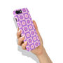 Lilac Daisy Check Snap Phone Case For iPhone And Samsung, thumbnail 2 of 4