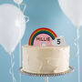 Personalised Rainbow Cake Topper, thumbnail 1 of 3