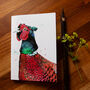 Inky Pheasant Eco Notebook, thumbnail 1 of 10