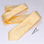 Buttercup Yellow Wedding Tie Sock Set Groomsmen Gift, thumbnail 7 of 9
