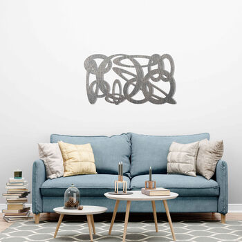 Orbit Abstract: Wooden Circle Wall Art For Modern Homes, 9 of 12