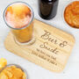 Personalised Wooden Tea And Biscuit Board Coaster Tray, thumbnail 2 of 11