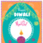 Coulurful Diwali Card, thumbnail 2 of 2