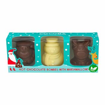 Vegan Christmas Character Hot Chocolate Bombes, 4 of 4