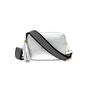 Silver Leather Crossbody Bag And Silver Chevron Strap, thumbnail 1 of 10