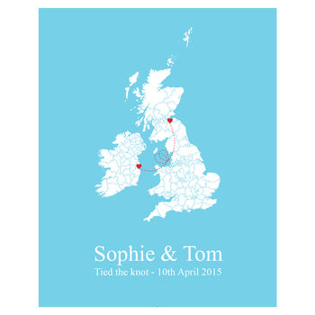 'Tied The Knot' Personalised Print, 4 of 6