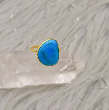 Gold Turquoise Ring, 3 of 10