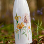 Inky Wildflower Thermal Bottle With Personalisation, thumbnail 3 of 12