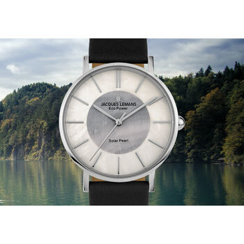 Jacques Lemans Eco Power Mother Of Pearl Watch, 5 of 12