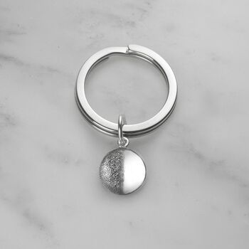 Your Wedding Day Moon Phase Personalised Keyring, 4 of 12