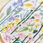 Wild Flower Embroidery Kit, thumbnail 4 of 5
