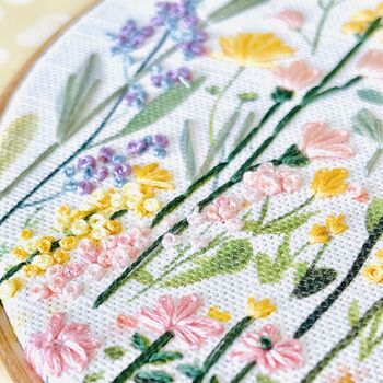 Wild Flower Embroidery Kit, 4 of 5