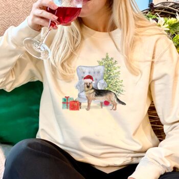 Personalised Dog Lover Christmas Jumper, 5 of 8