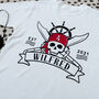 Children's Pirate Birthday T Shirt, thumbnail 3 of 4