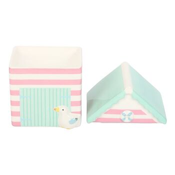 Pastel Beach Hut Oil Burner, 2 of 3