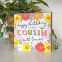 Celebration Birthday Cousin Card, thumbnail 2 of 2