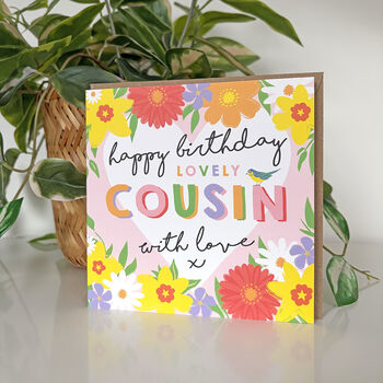 Celebration Birthday Cousin Card, 2 of 2