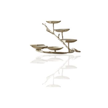 Silver Branch Design Six Bowl Serving Stand, 2 of 2