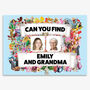 Personalised Grandma Gift Book 'Can You Find Me And Grandma?', thumbnail 1 of 12